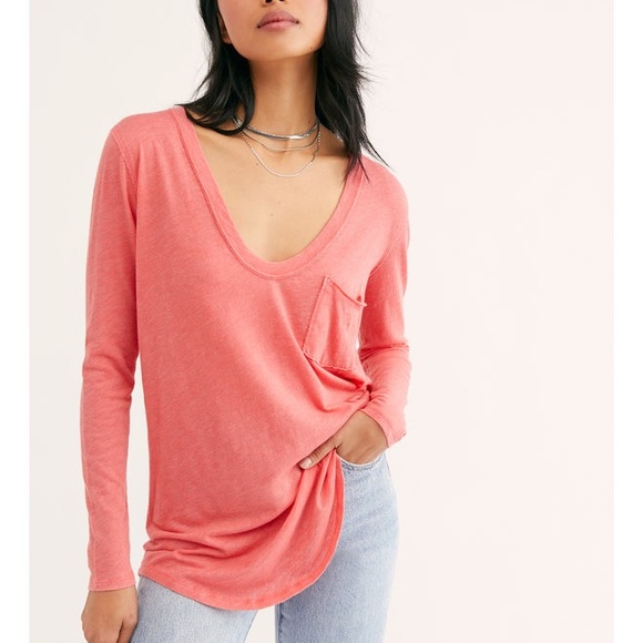 Free People Tops - Free People | Betty LS Top Small Sunset